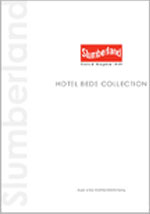 カタログ表紙：Slumberland HOTEL BEDS COLLECTION